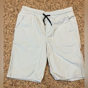 Boys Calvin Klein Light Blue Cotton Shorts, Medium (10-12)
